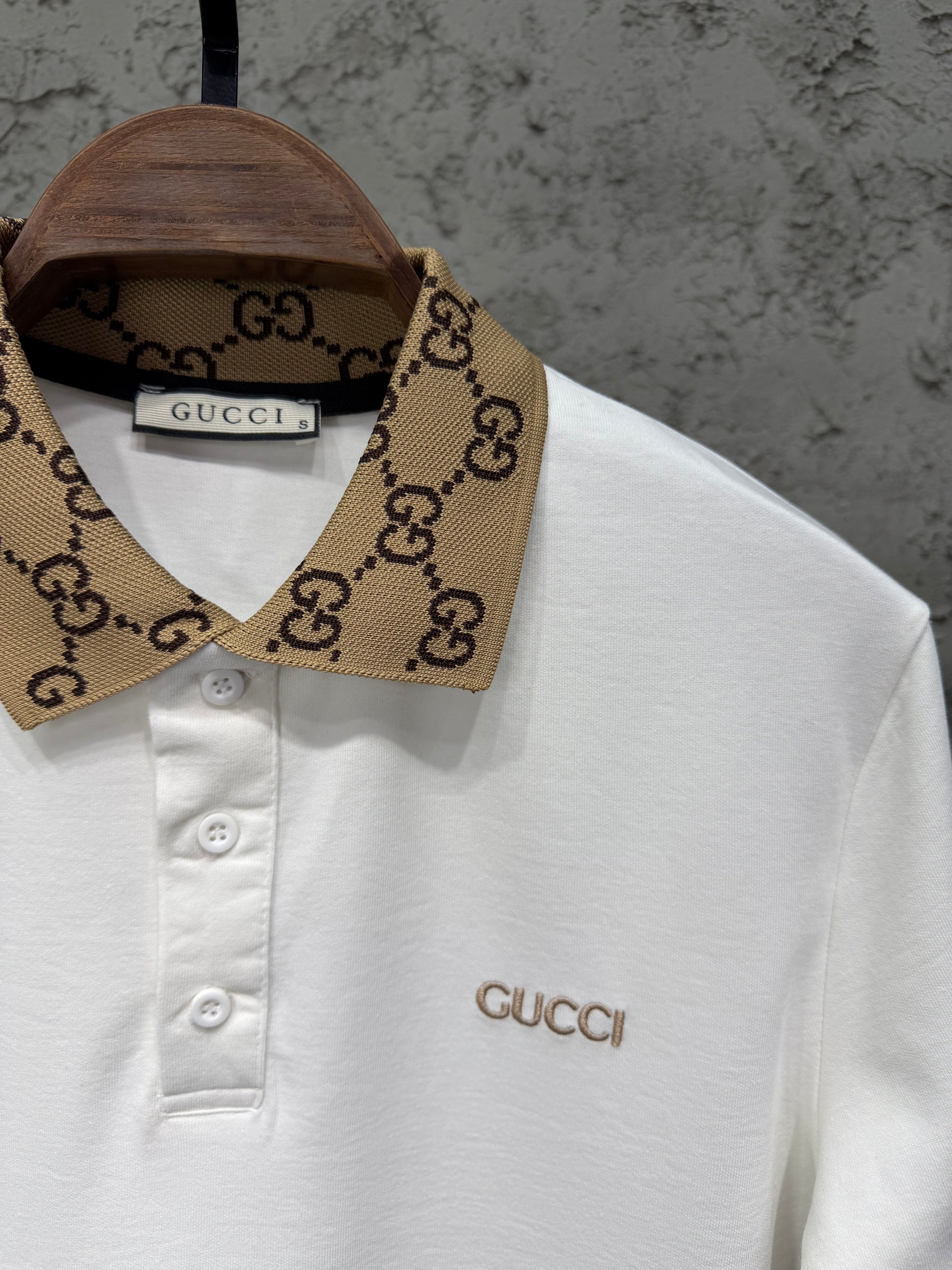 Gucci Örme Yaka Beyaz T-shirt & Eşofman Takımı
