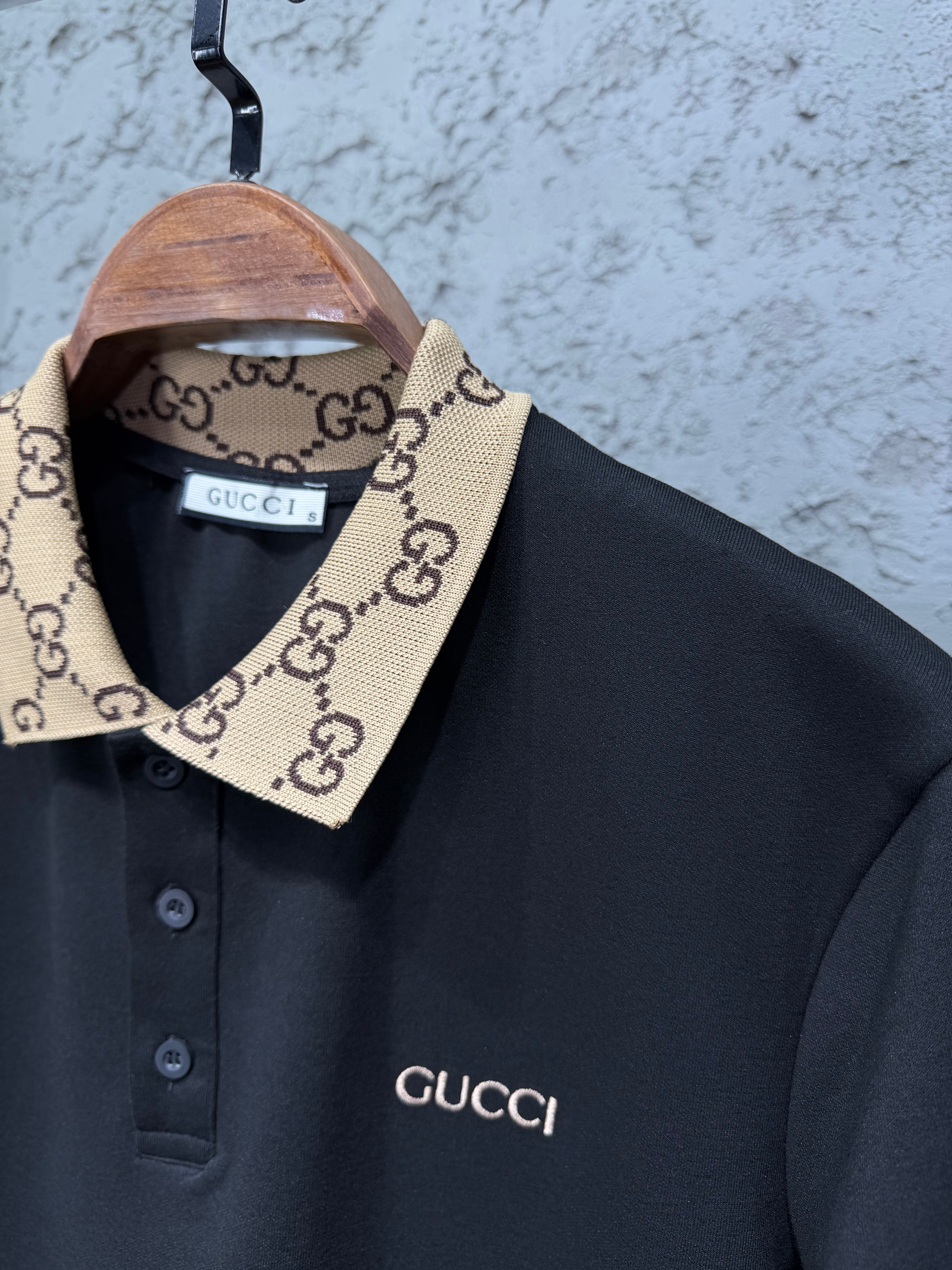 Gucci Örme Yaka Siyah T-shirt & Eşofman Takımı