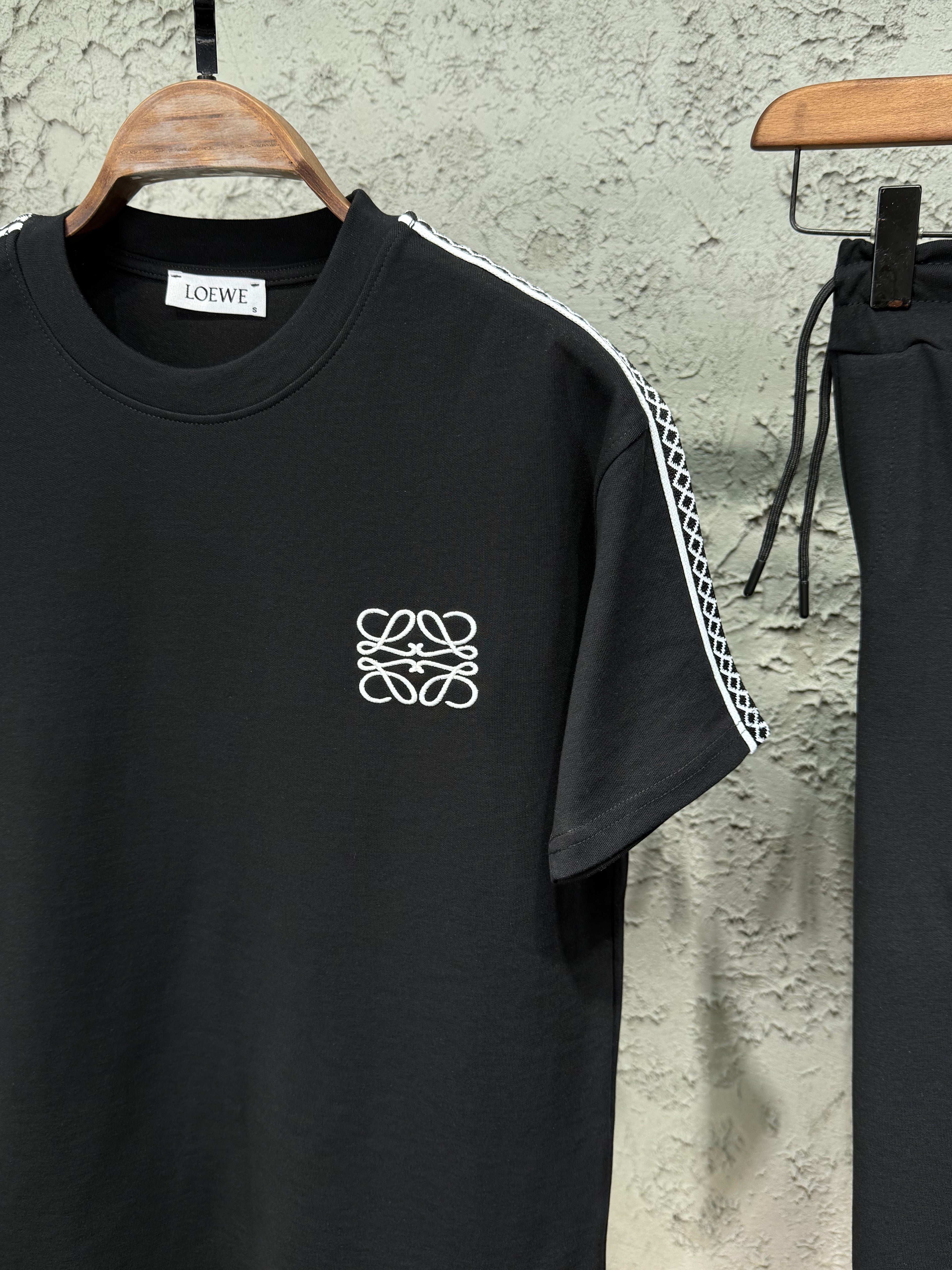 Loewe Erkek Siyah Logo Detaylı Eşofman Takımı